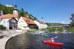 Kallmünz Burg und 2 Boote